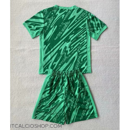Olanda Portiere Prima Maglia Bambino Europei 2024 Manica Corta (+ Pantaloni corti)